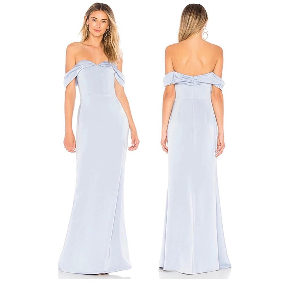 Lovers + Friends Hadid Gown in Baby Blue Size M